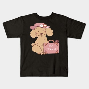 Poodles and Travels Kids T-Shirt